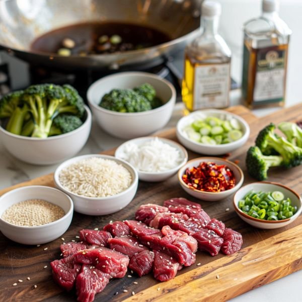 Beef Broccoli and Rice 