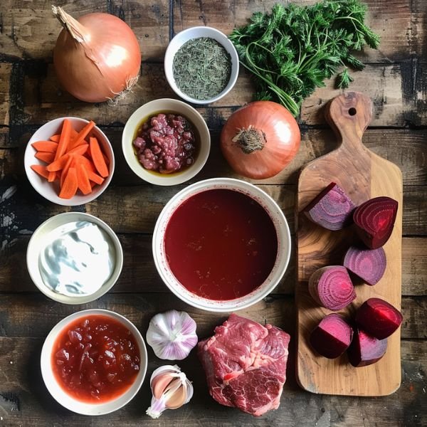Borscht Recipe with Beef