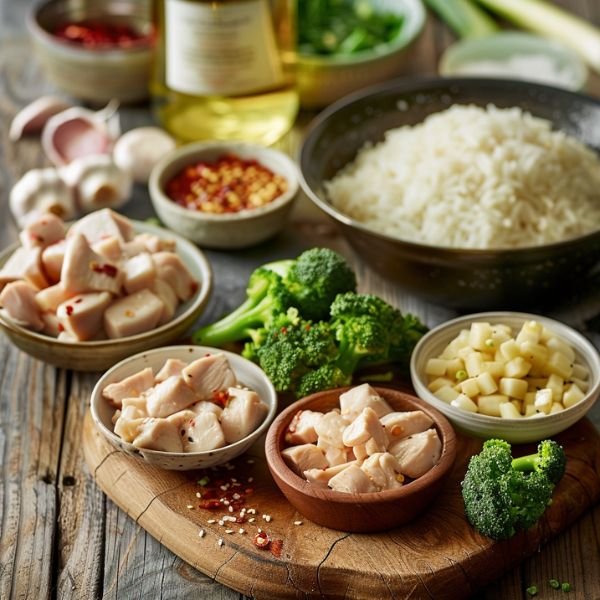 Chicken Broccoli Rice Stir-Fry