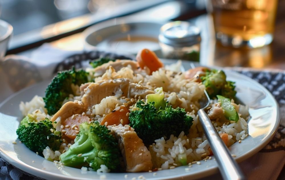 Chicken Fried Rice With Broccoli