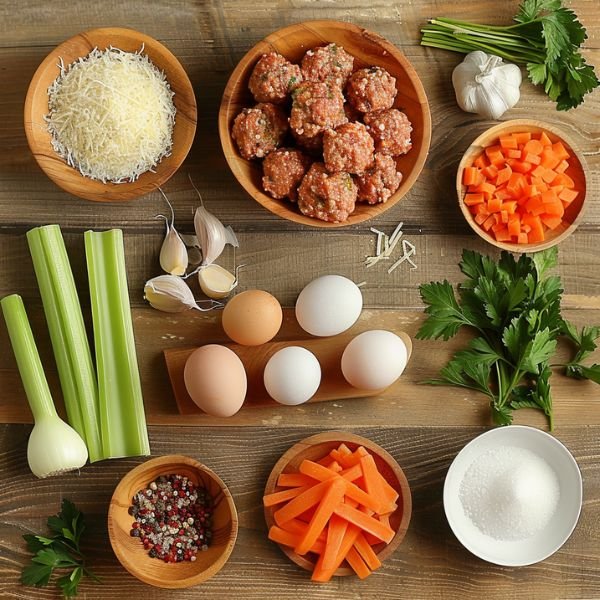 Ground Beef Meatballs in Soup