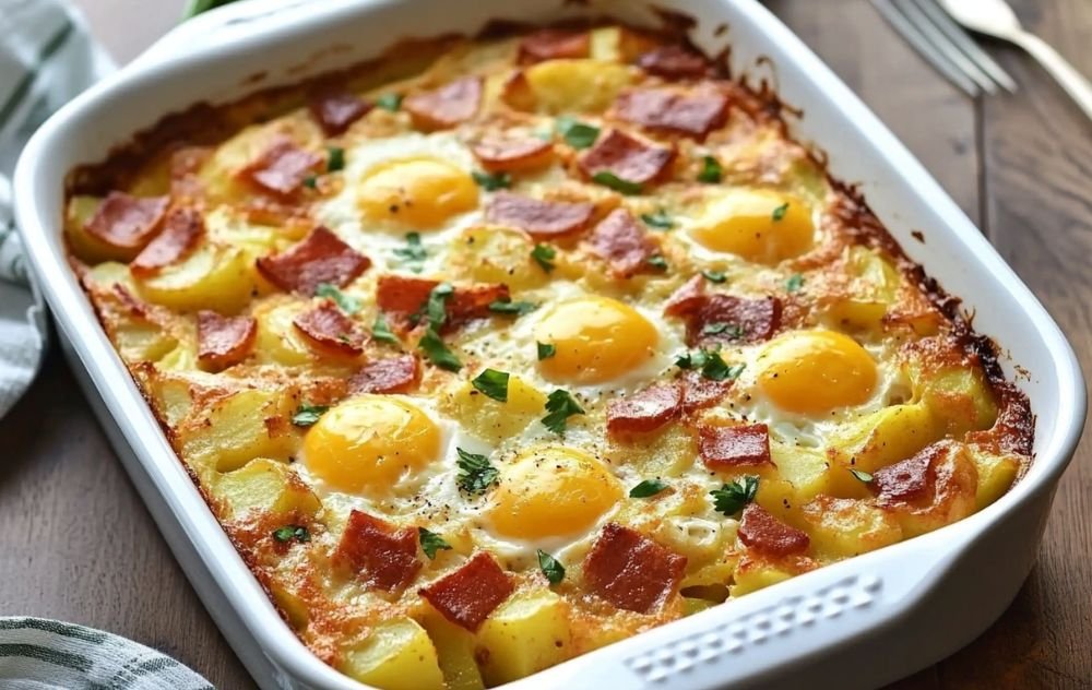 potato and egg breakfast casserole