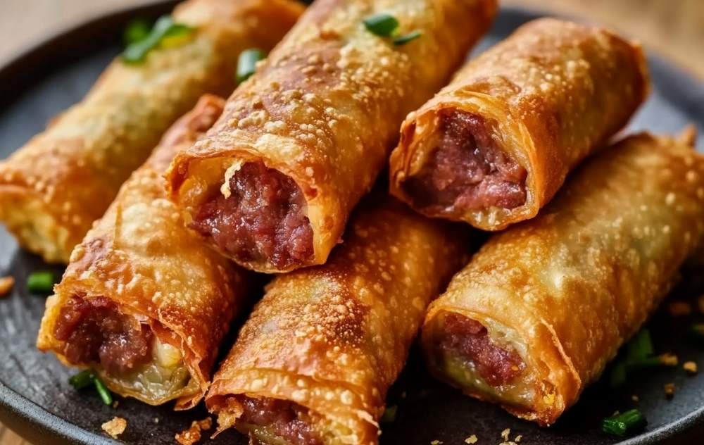 Cornedbeef Egg Rolls