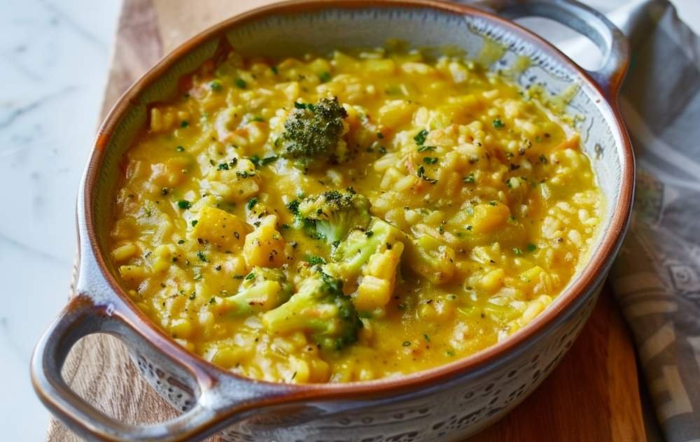 Campbell Soup Broccoli and Rice Casserole