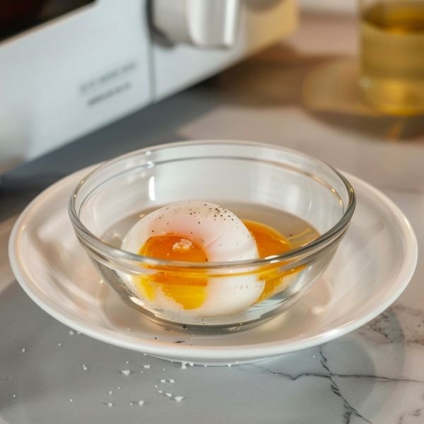Soft Boiled Eggs in Microwave